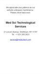 Mobile Screenshot of medscitech.com